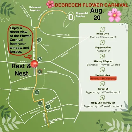 Apartment Center & Free Parking Debrecen